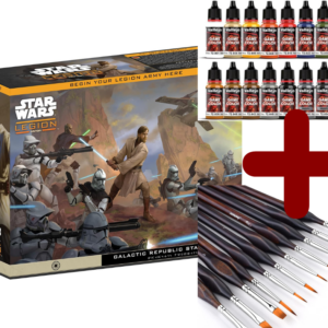 Pack República: Set de inicio + Pinceles + Pinturas